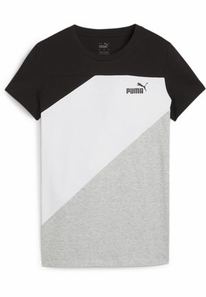 POWER  - T-shirt con stampa - black