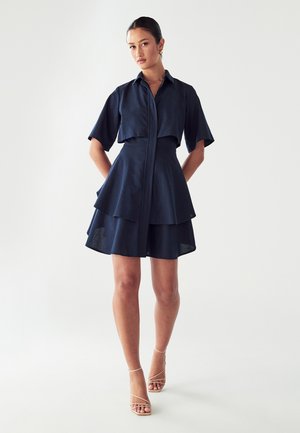 HUGH LAYERED  - Haljina-majica - navy blue