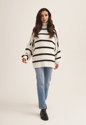 HIGH NECK - Trui - cream