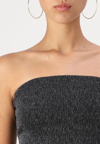 JJXX JXSIGGA GLITTER BANDEAU - Topper - silver