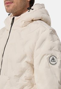 CASH-MERE CASH-MERE PADDED JACKET MIT KAPUZE - Vinterjacka - off white