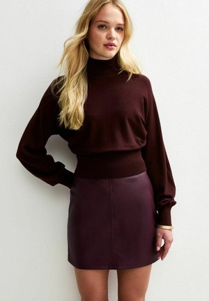 HIGH NECK  - Trui - burgundy