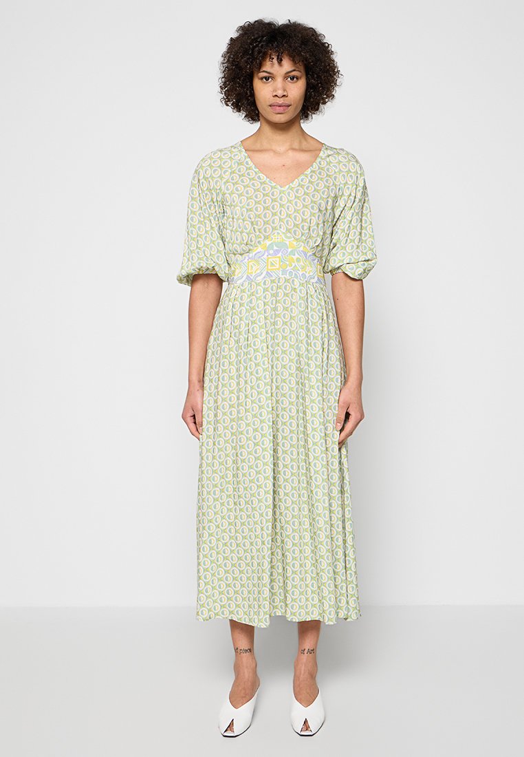 Ivko Maxi-jurk lichtgroen