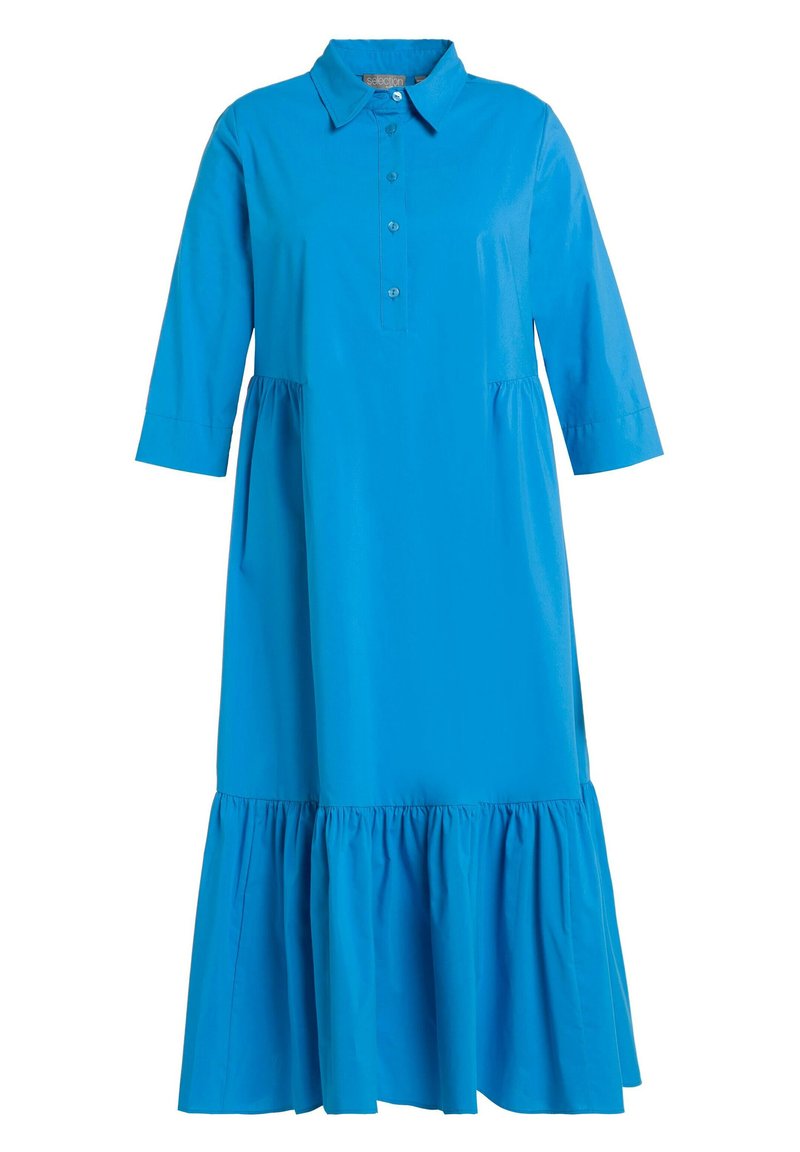 Ulla Popken Blousejurk blauw Ulla Popken Blousejurk blauw