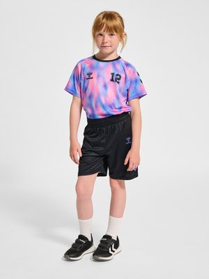 Hummel, HUMMEL UNISEX - Korte sportsbukser - black chateau rose