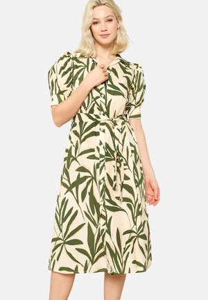 WITH LEAF - Shirt dress - vanilla white