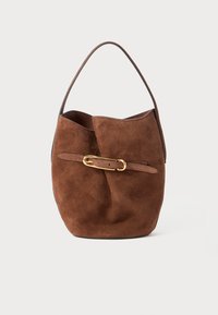 BUCKET BAG MINI - Rokassoma - dark brown