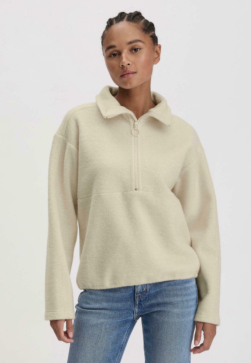 hessnatur - RELAXED - Fleece jumper - cocos, Enlarge