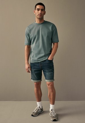 Next REGULAR FIT - Jeansshorts - dark blue
