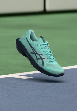 ASICS SOLUTION SPEED 4 - Chaussures de tennis toutes surfaces - illuminate mint/night sky