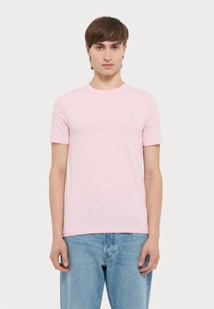 Polo Ralph Lauren CUSTOM SLIM FIT JERSEY CREWNECK T-SHIRT - Βασικό μπλουζάκι - hint of pink