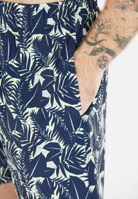 Cruz TOBY - Uimashortsit - donkerblauw wit