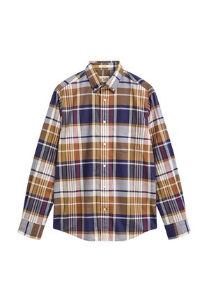 GANT, YALE CHECKED POPLIN SHIRT - Πουκάμισο - crisp blue