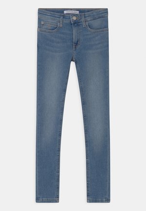 Skinny-Farkut - light blue