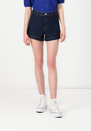 ONLPARIS - Denim shorts - dark blue denim