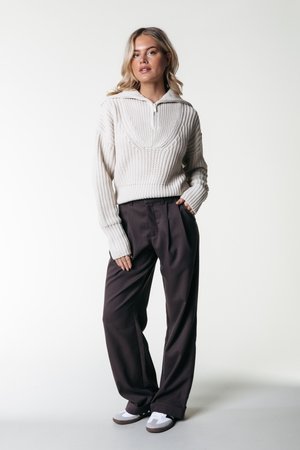 WENDE - Bukser - dark brown