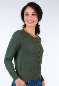 Lykka du Nord MANON - Strickjacke - thyme