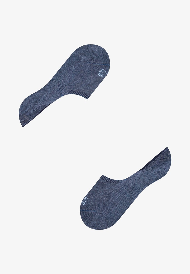 FALKE INVISIBLE STEP HIGH CUT - Socquettes - navy mel