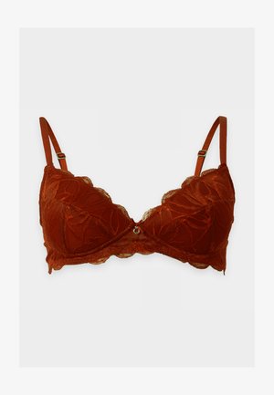 Emporio Armani, REGGISENO IMBOTTITO PADDED BRA - Τριγωνικό σουτιέν - dark red