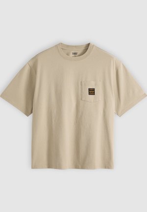 Levi's® Workwear, WORKWEAR TEE UNISEX - Lihtne T-särk - beige