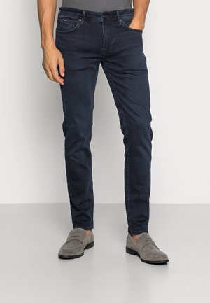 Slim fit jeans - blue-black denim