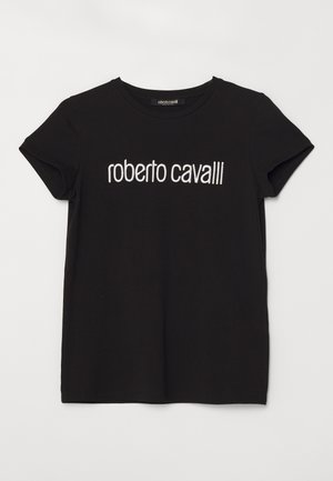 Roberto Cavalli T-shirts med print - nero