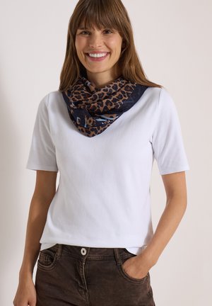 Cecil, LOOP-SCHAL MIT LEO-MUSTER - Écharpe tube - creamy mocha
