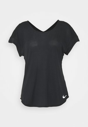 BREATHE COOL - T-shirts med print - black/silver