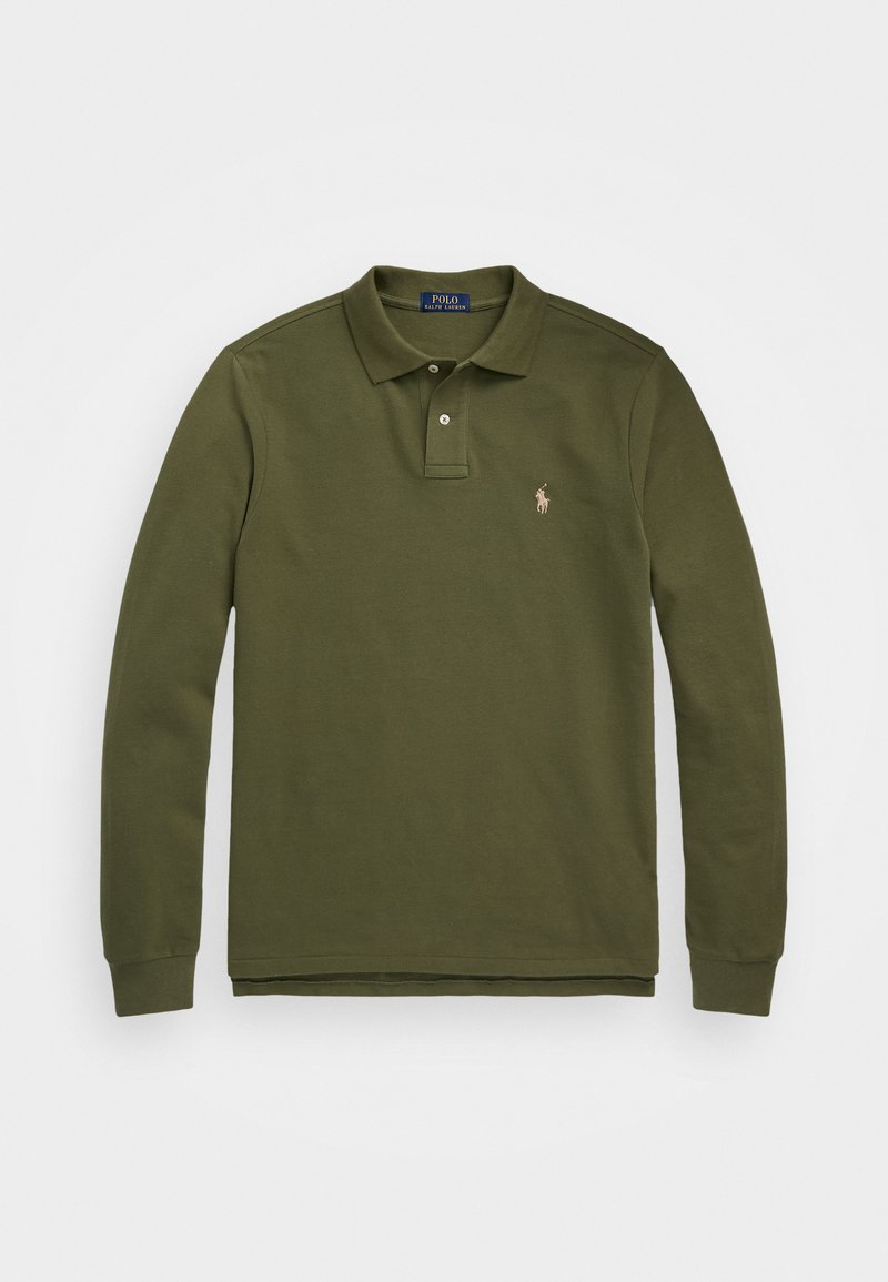 Polo Ralph Lauren CUSTOM SLIM FIT MESH POLO SHIRT - Pólóing - dark sage