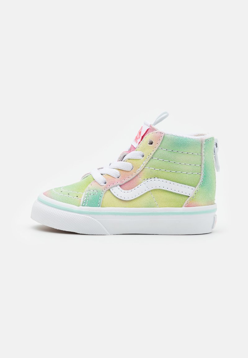 Vans SK8 HI ZIP Hightop trainers rainbow/pastel/multicoloured