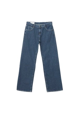 MID-WAIST  - Baggy jeans - mottled royal blue