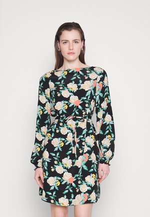 Vero Moda Tall VMNYA CATCH SMOCK SHORT DRESS - Φόρεμα ημέρας - black