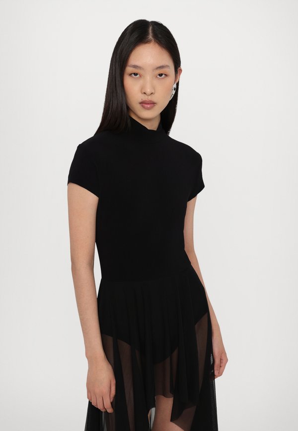 HI LOW MOCK NECK CAP SLEEVE GOWN - Cocktail dress / Party dress2