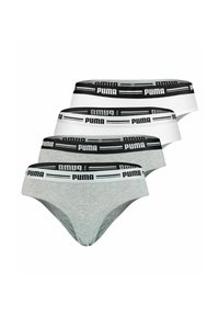 Unselected, weiß   grau melange