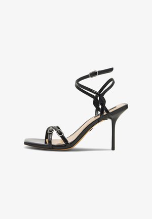 Nine West, NINE WEST SANDALS WOMEN'S BLACK ZL23014CC - Højhælede sandaletter / Højhælede sandaler - black