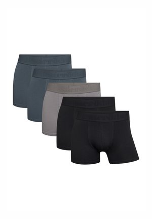 GUNNAR - Boxerkalsong - black light grey