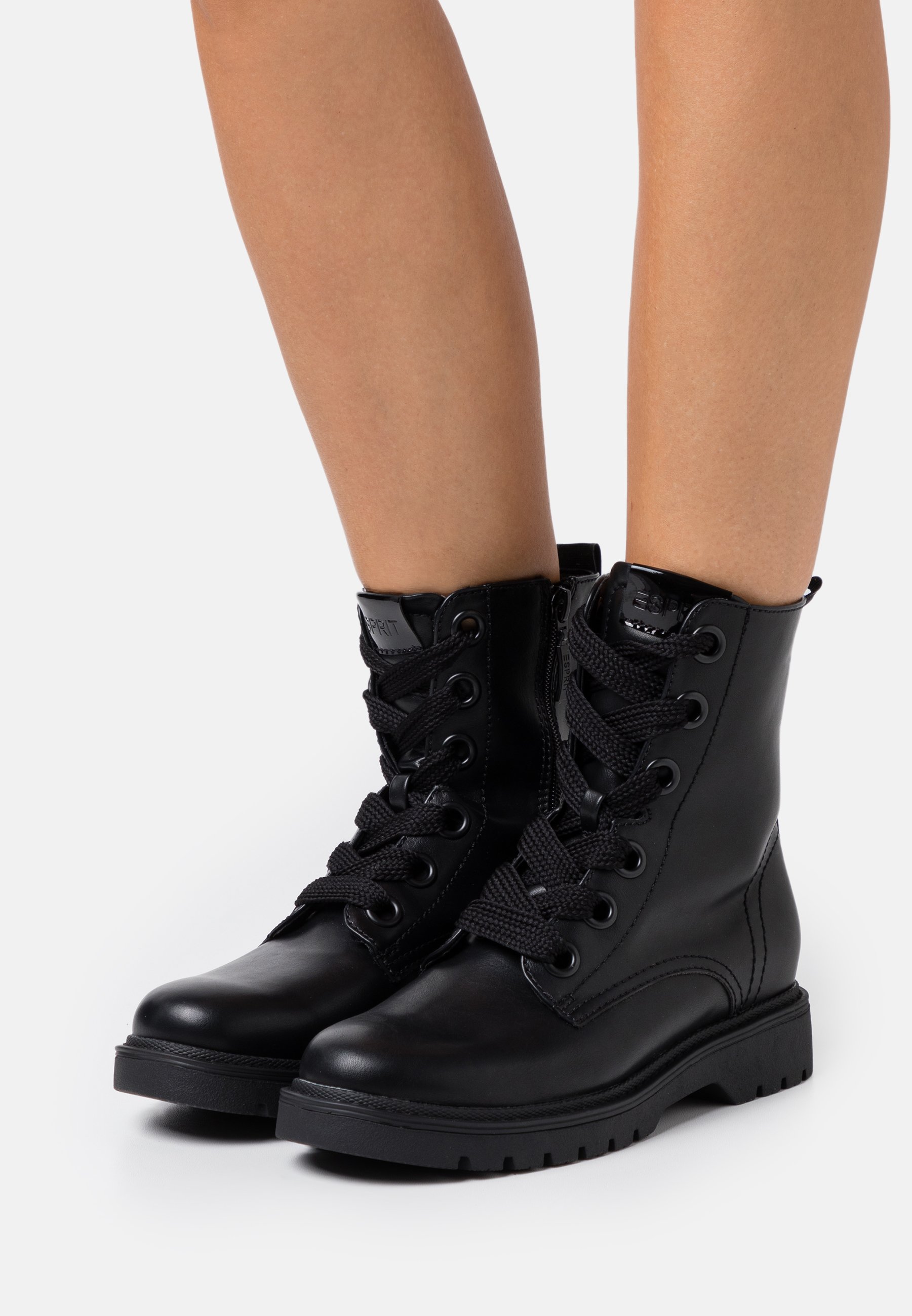 Esprit PARIS BOOTIE - Veterboots - black/Zwart - Zalando.nl