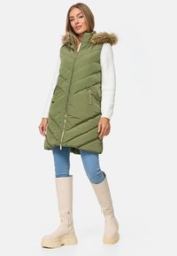 Threadbare PIRE PREMIUM  - Weste - khaki