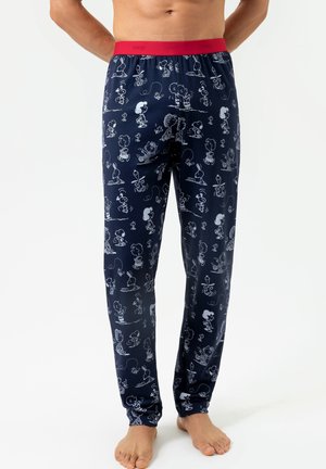 LANG SERIE PEANUTS - Nachtwäsche Hose - yacht blue