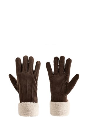 Fingerhandschuh - mottled brown