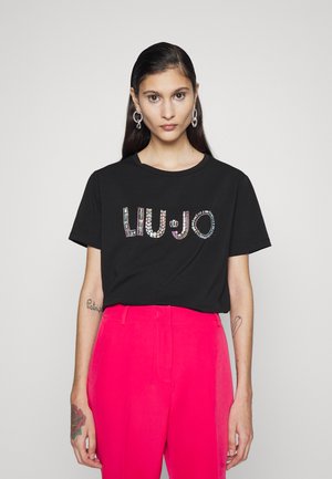 T-shirt z nadrukiem - nero