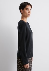 Marc O'Polo LONGSLEEVE BOAT NECK - Πουλόβερ - deep night blue