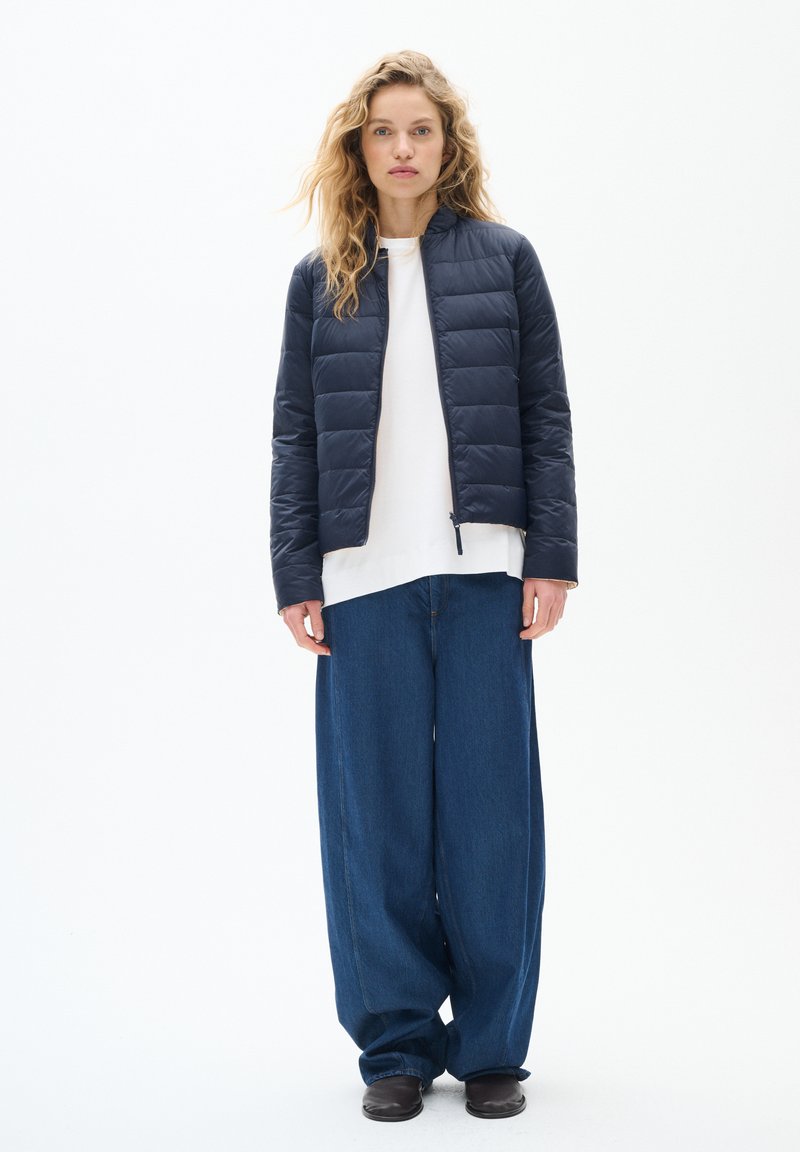 InWear Gewatteerde jas gemêleerd donkerblauw InWear Gewatteerde jas gemêleerd donkerblauw