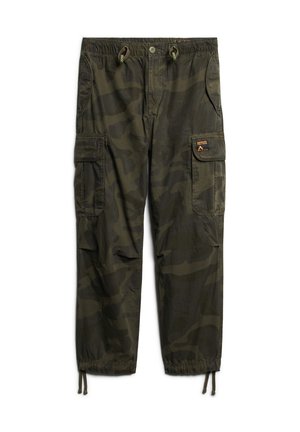 Superdry & Co Pantalon cargo - telo olive camo