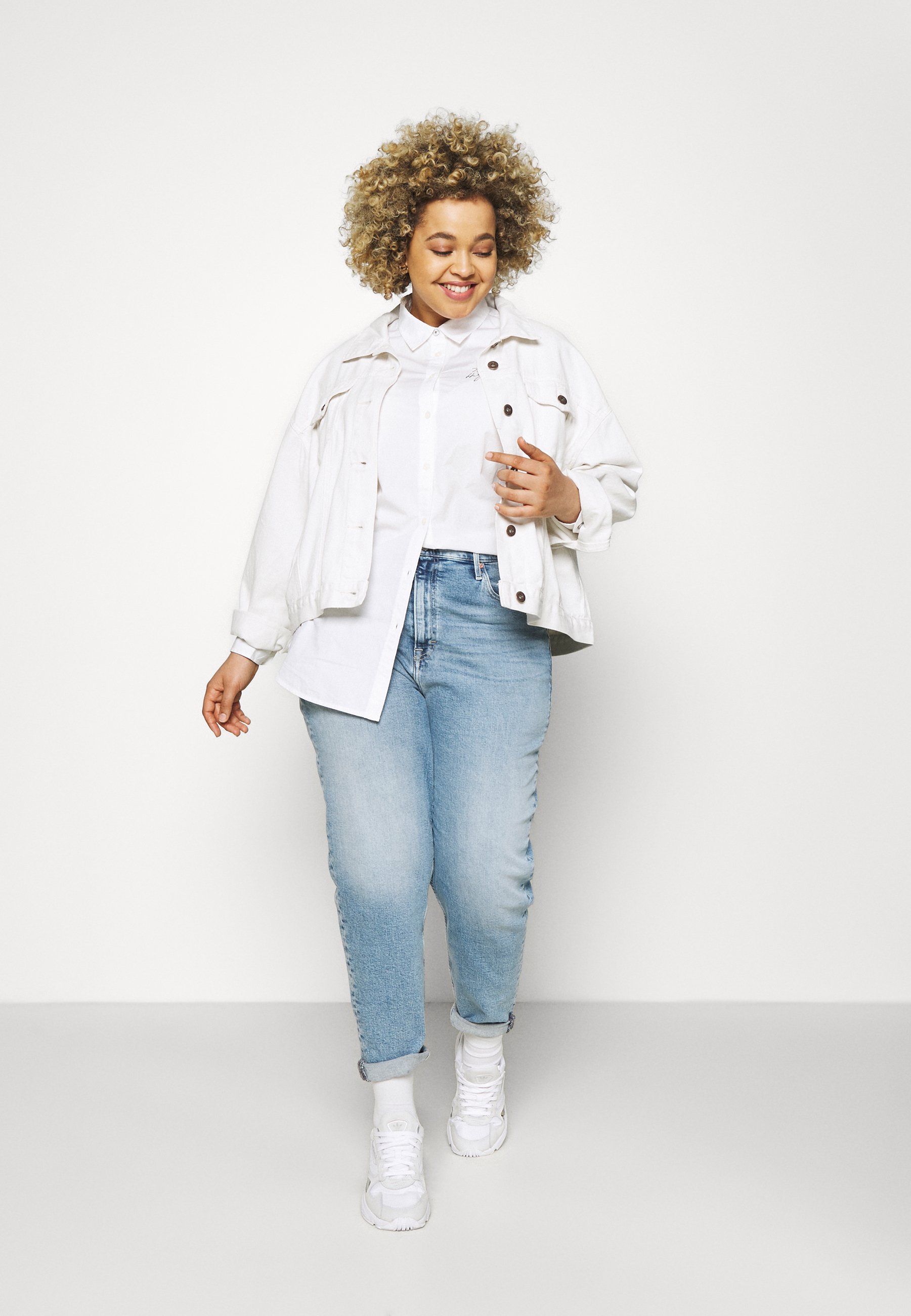 Tommy Jeans Curve MOM - Jeans baggy - denim light/carta da zucchero -  Zalando.it