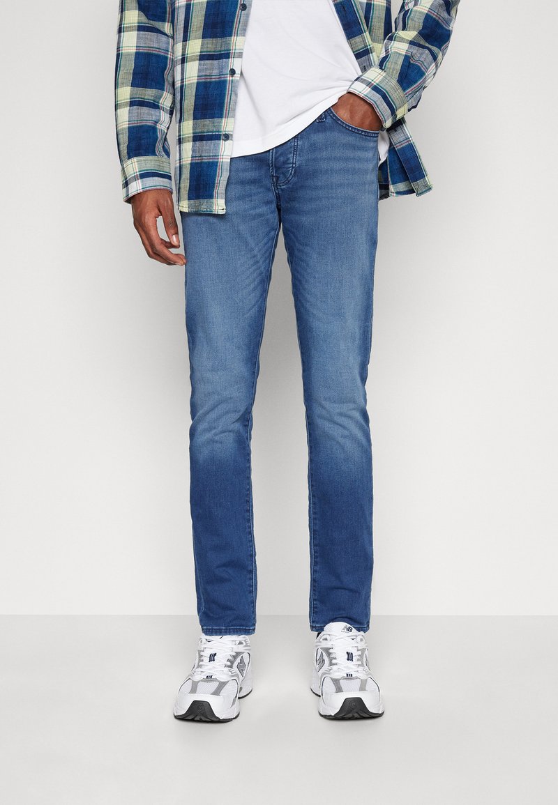 Jean Slim Jack & Jones JJIGLENN - Coupe Classique, Mix Coton-Viscose-Nylon