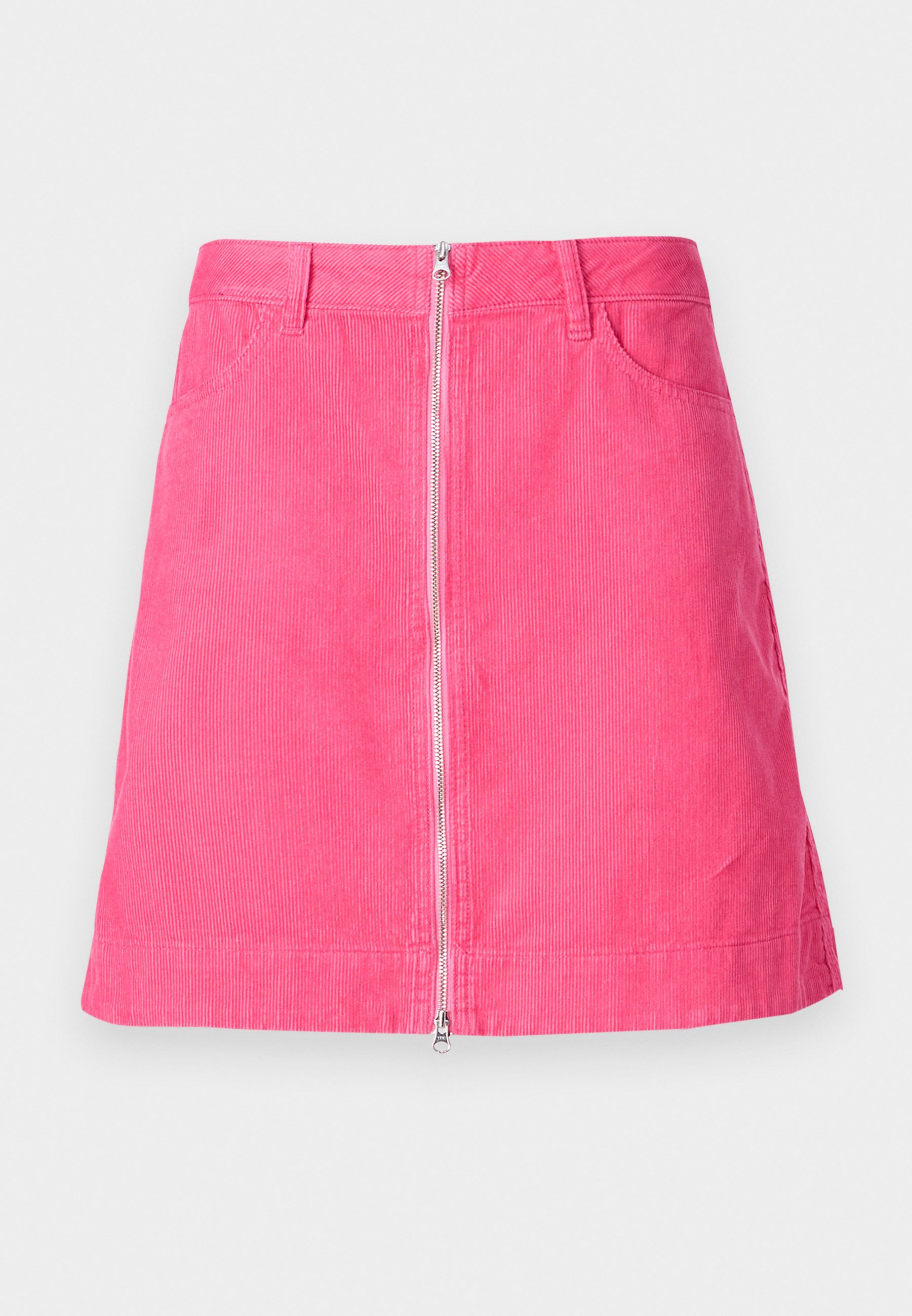 【NONCODE】vina pocket damage skirt Our Kawaii Y2K Vintage Washed Zipper Closure Low Waist Mini