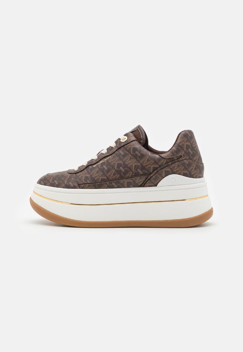 MICHAEL Michael Kors - HAYES LACE UP - Sneaker low - brown, Vergrößern