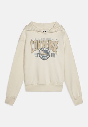 BOXY GRAPHIC HOODIE - Hoodie - natural ivory