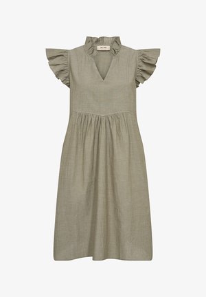 Mos Mosh, MMWALDY IZHA SHORT DRESS - Dnevna haljina - burnt olive